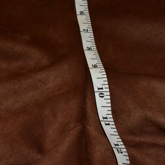 T Tahari Faux Leather Suede Pull on Tummy Control Fall Pants Size M - Picture 7 of 10